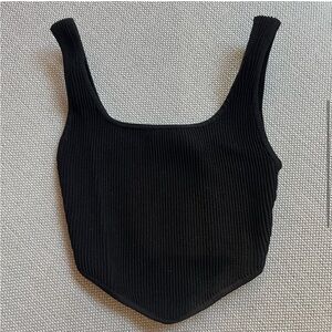 Aritzia Sculpt Knit Cropped Tank - Size 2XS
